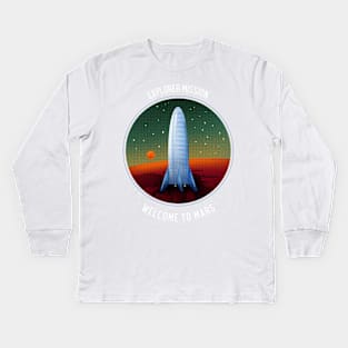 welcome to mars Kids Long Sleeve T-Shirt